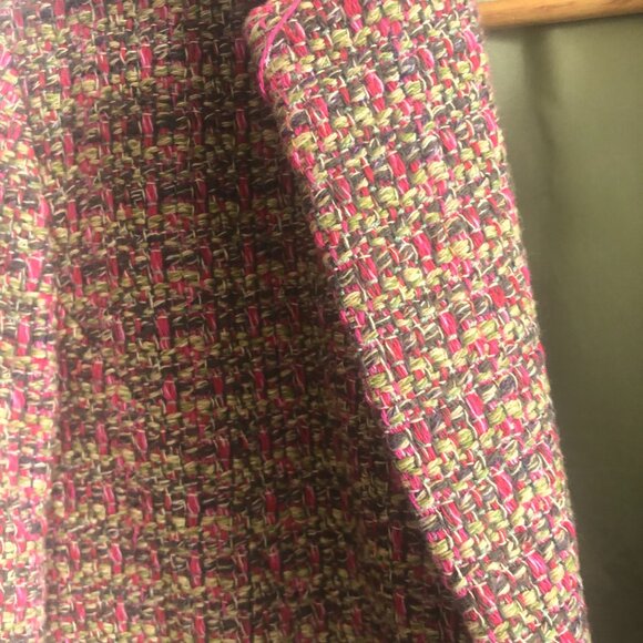 Colorful Long sleeve tweed blazer size S - Picture 3 of 9